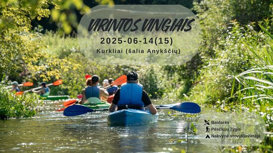 Virintos vingiais 🛶🥾